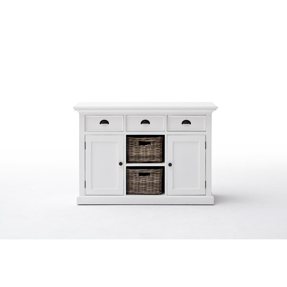 Halifax Classic White Buffet with 2 Baskets. Picture 4