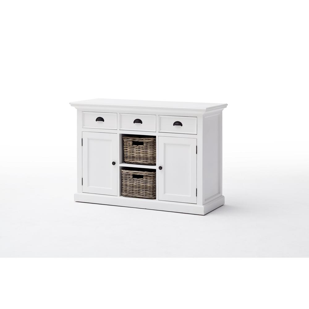Halifax Classic White Buffet with 2 Baskets. Picture 7