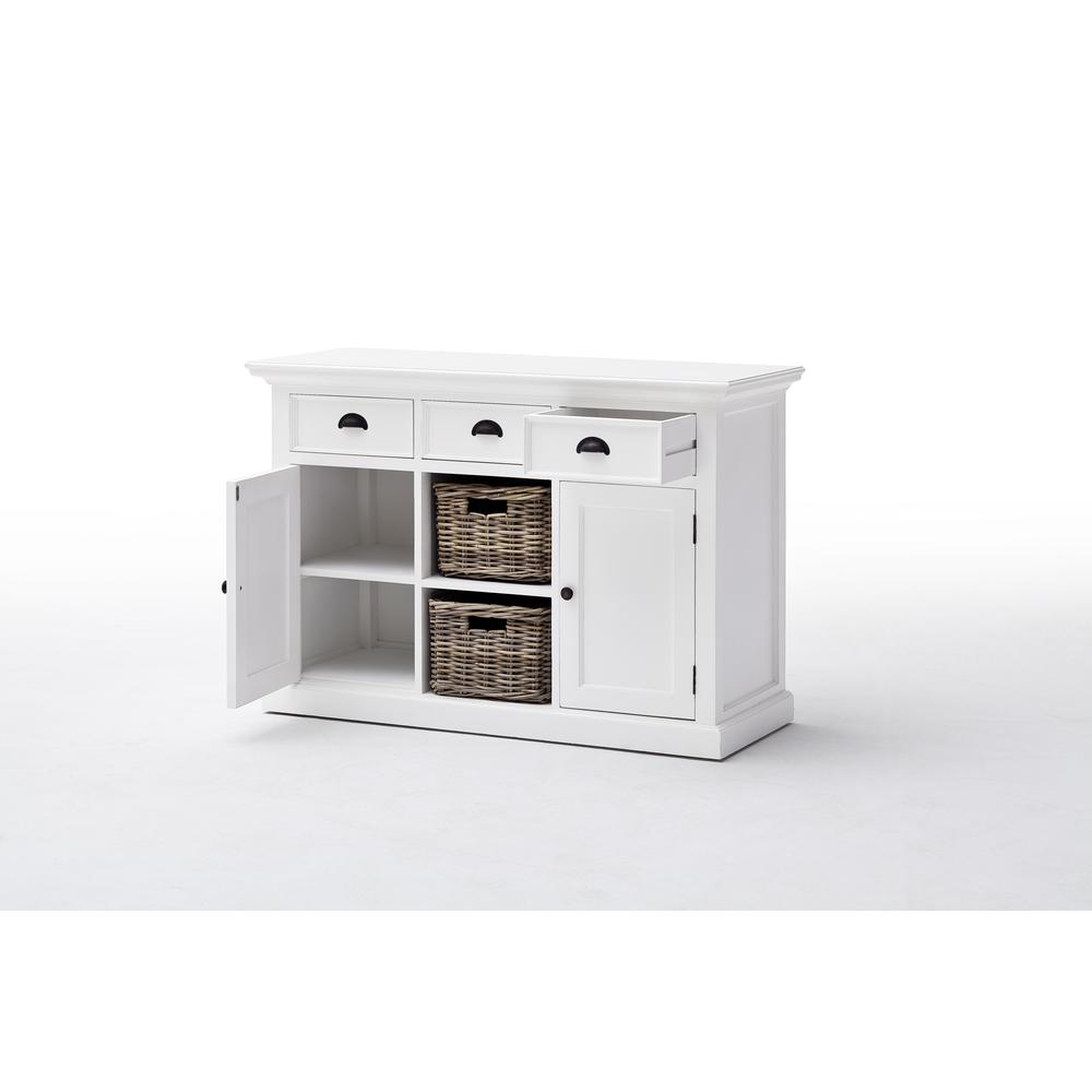 Halifax Classic White Buffet with 2 Baskets. Picture 9