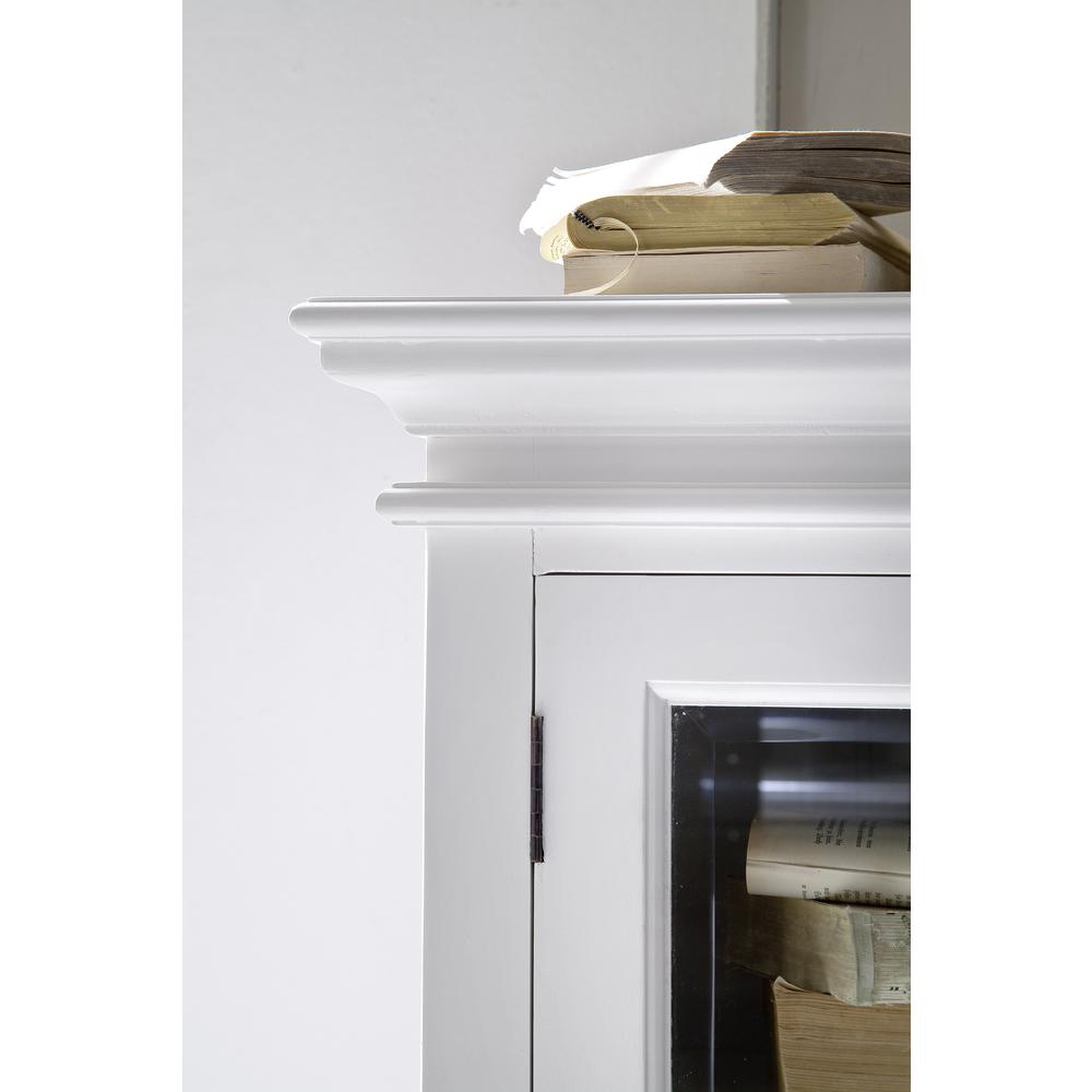 Halifax Classic White Display Buffet with 4 Glass Doors. Picture 13
