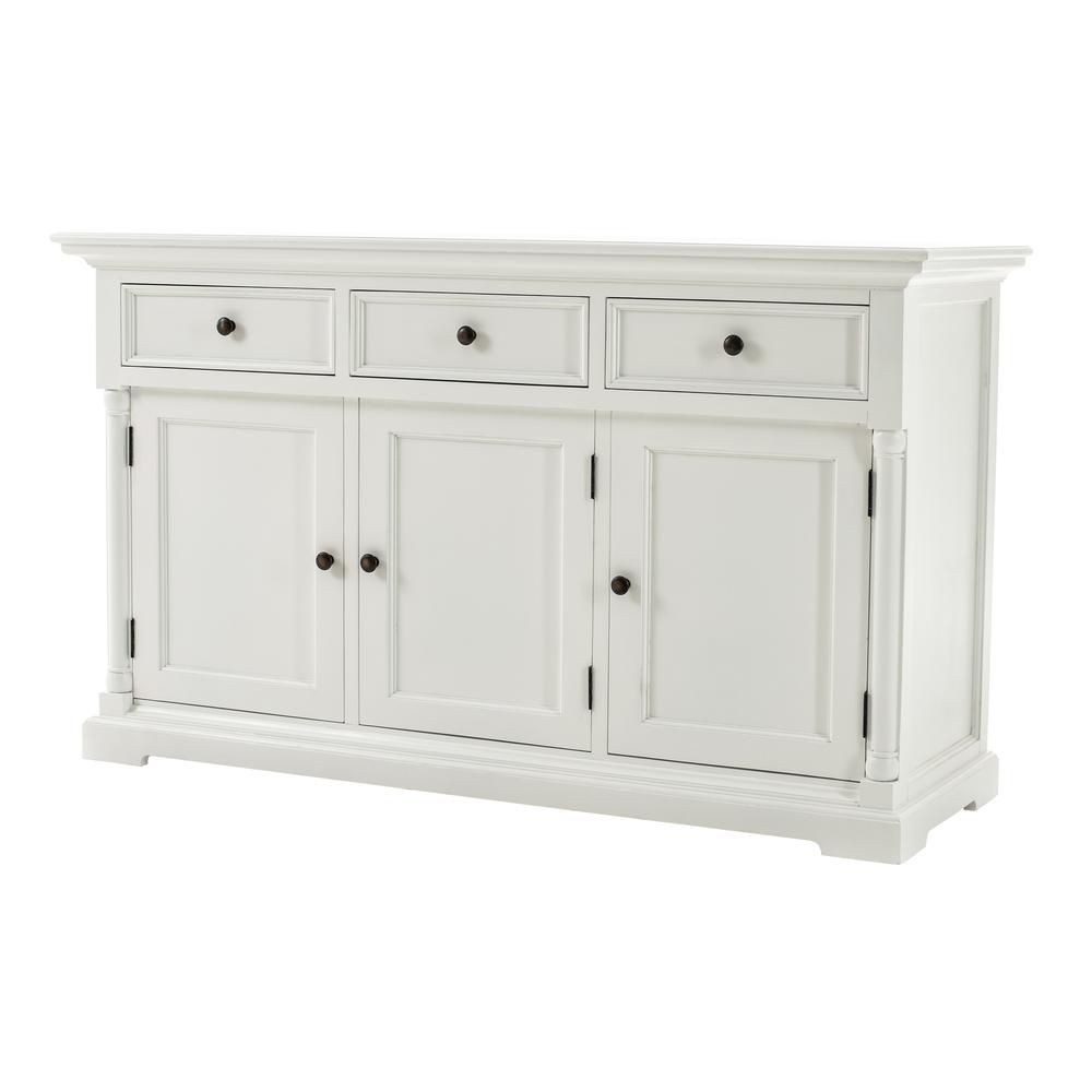 Provence Classic White Classic Sideboard with 3 doors. Picture 4