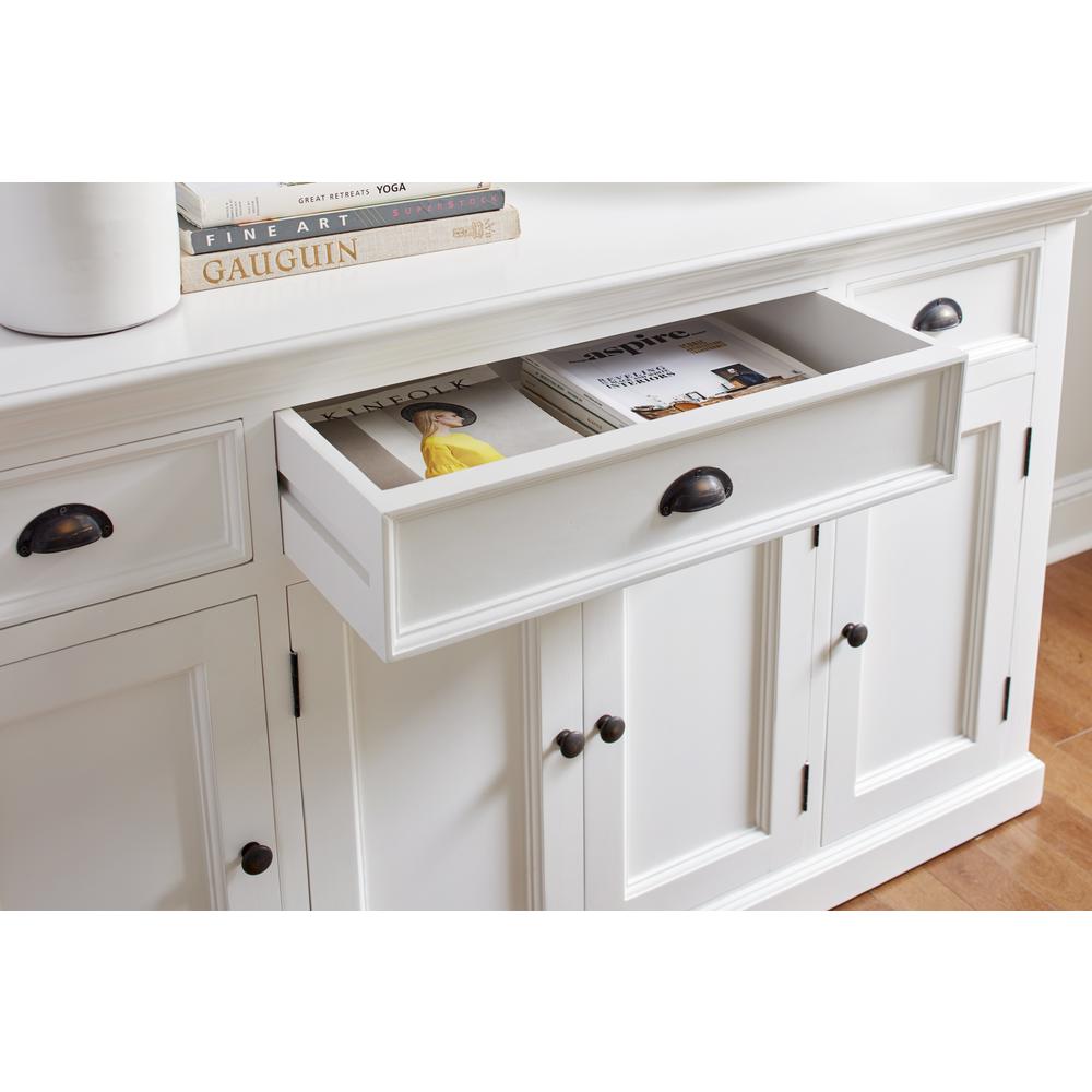 Halifax Classic White Buffet with 4 Doors 3 Drawers. Picture 8