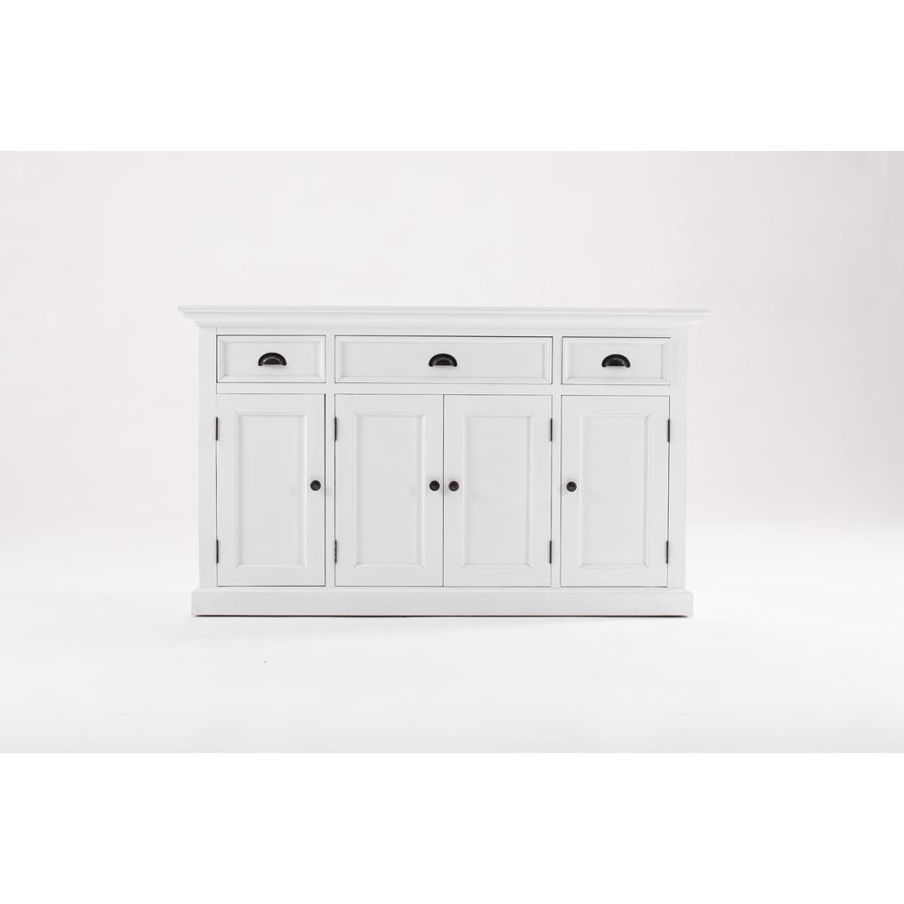 Halifax Classic White Buffet with 4 Doors 3 Drawers. Picture 12
