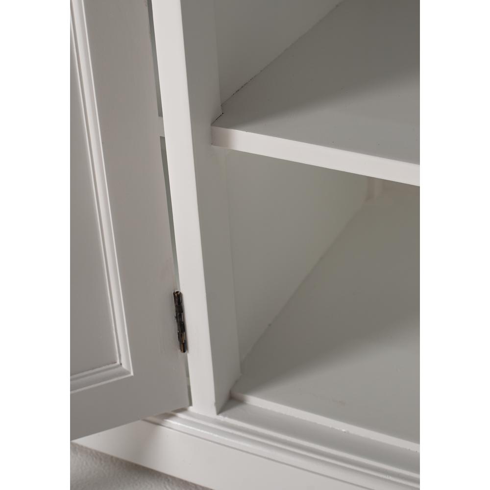 Halifax Contrast Classic White & Black Buffet with 4 Doors 3 Drawers. Picture 13