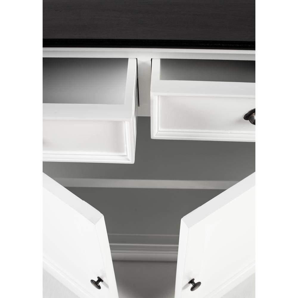 Halifax Contrast Classic White & Black Buffet. Picture 6