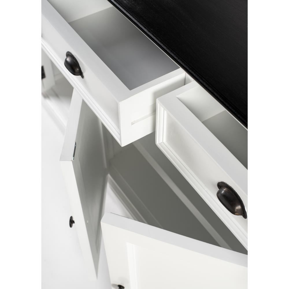 Halifax Contrast Classic White & Black Buffet. Picture 7