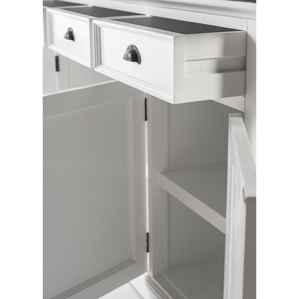 Halifax Contrast Classic White & Black Buffet. Picture 9