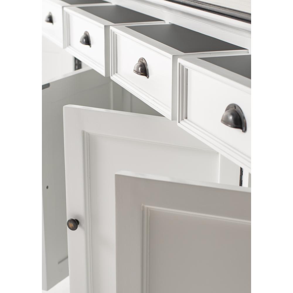 Halifax Contrast Classic White & Black Buffet. Picture 10