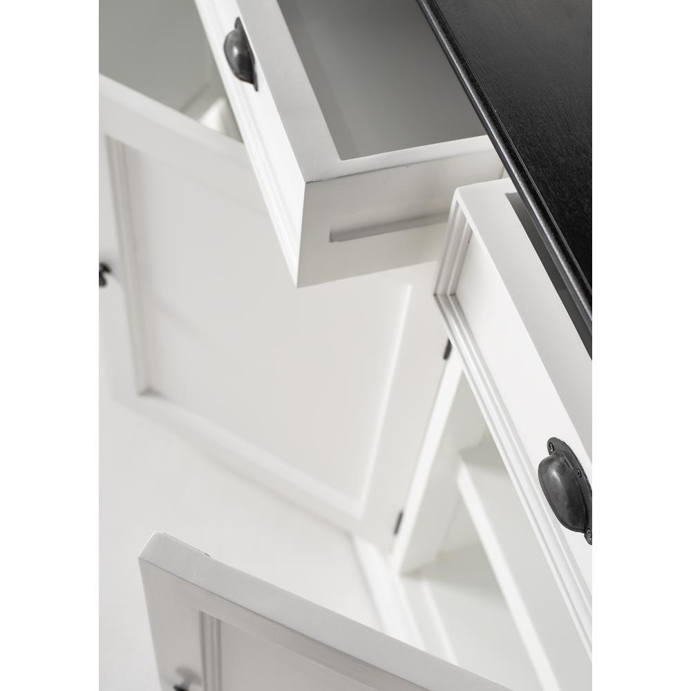 Halifax Contrast Classic White & Black Buffet. Picture 12