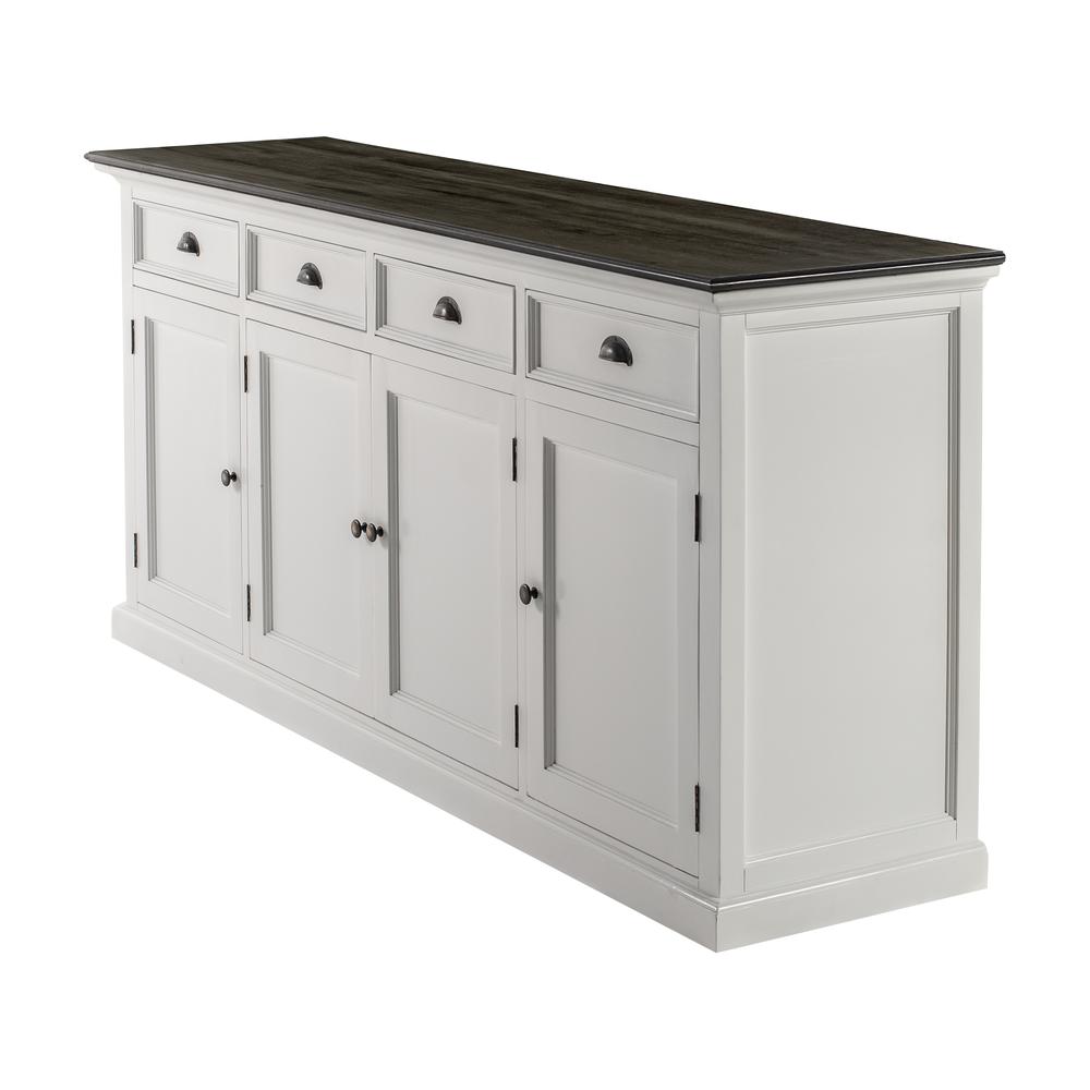 Halifax Contrast Classic White & Black Buffet. Picture 3