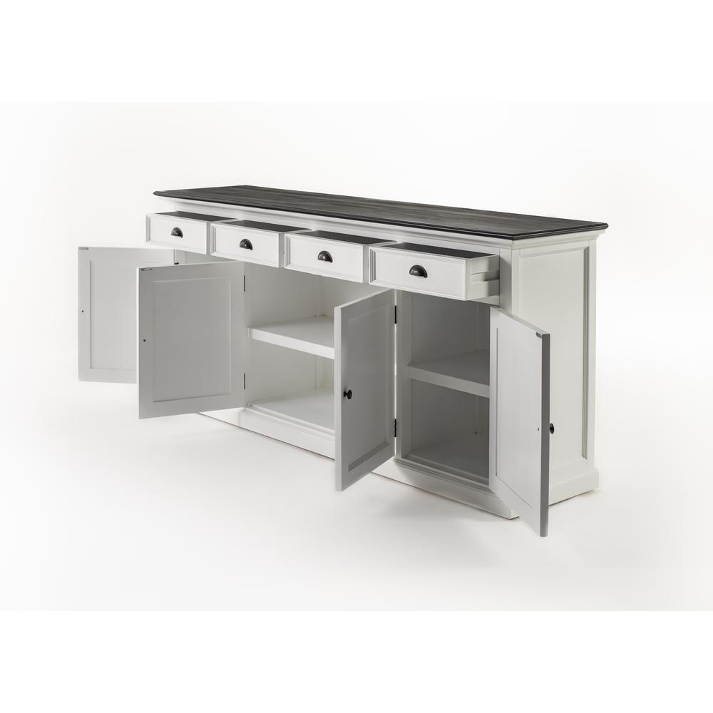 Halifax Contrast Classic White & Black Buffet. Picture 21