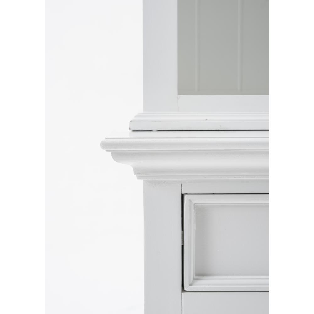 Halifax Classic White Buffet Hutch Unit with 2 Adjustable Shelves. Picture 33