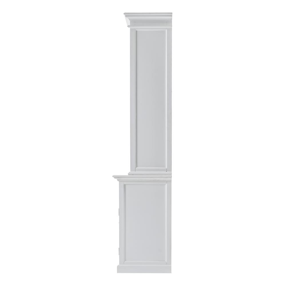Halifax Classic White Buffet Hutch Unit with 2 Adjustable Shelves. Picture 4