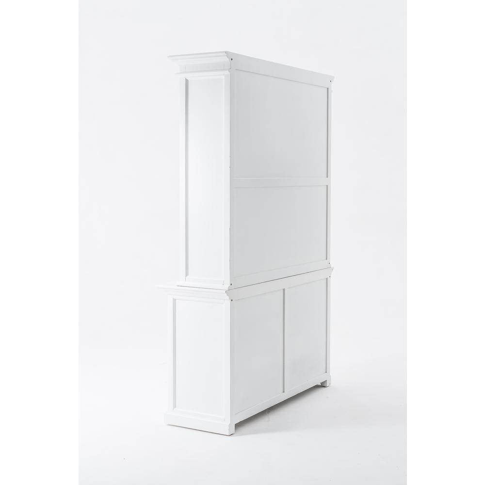 Halifax Classic White Buffet Hutch Unit with 2 Adjustable Shelves. Picture 20