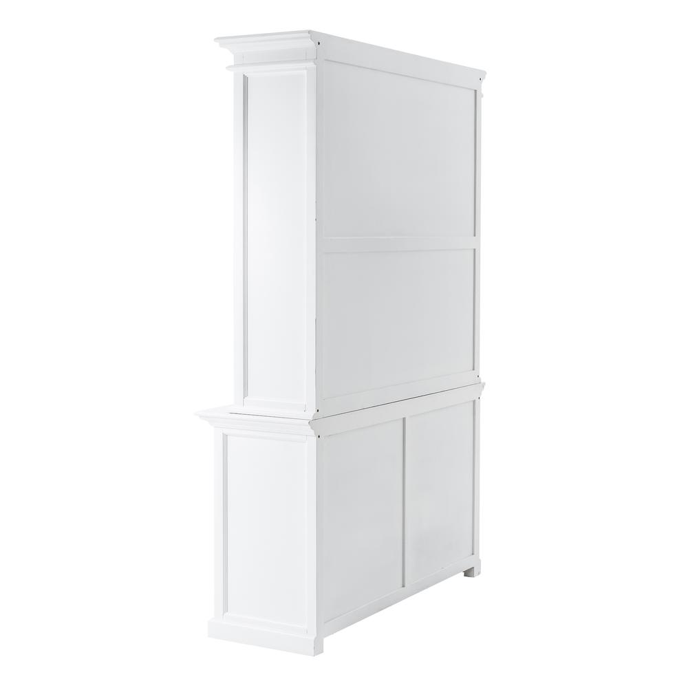 Halifax Classic White Buffet Hutch Unit with 2 Adjustable Shelves. Picture 7