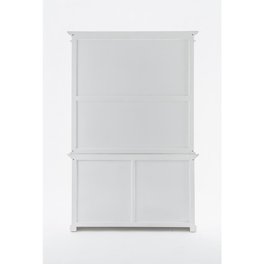 Halifax Classic White Buffet Hutch Unit with 2 Adjustable Shelves. Picture 21
