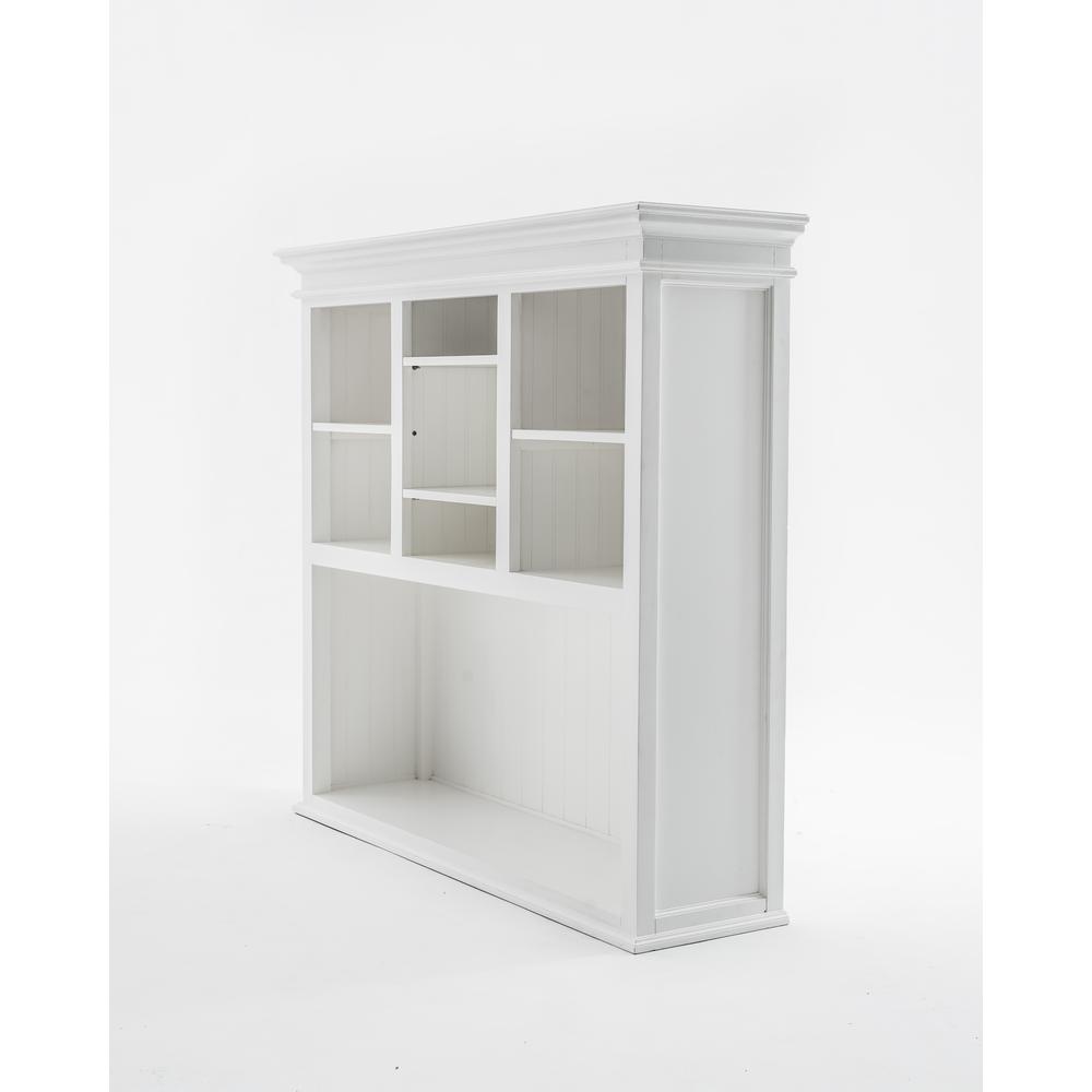 Halifax Classic White Buffet Hutch Unit with 2 Adjustable Shelves. Picture 24