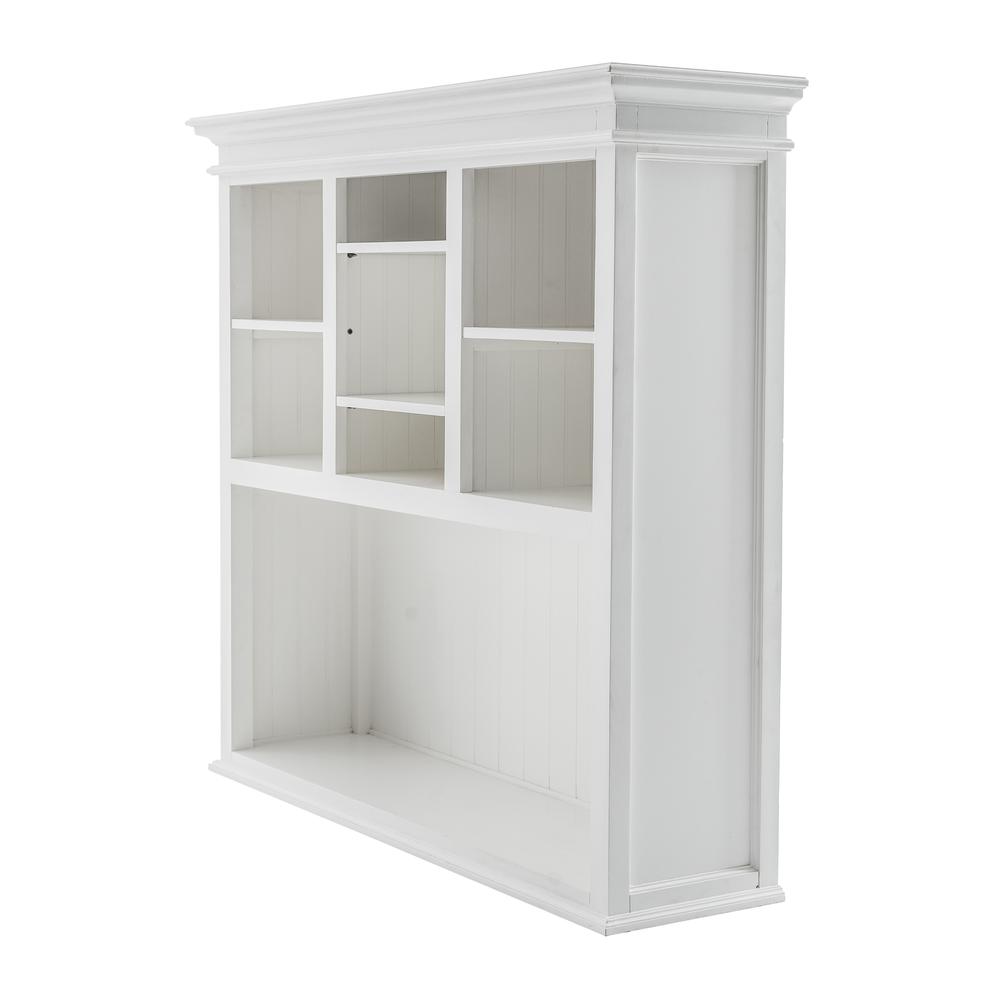 Halifax Classic White Buffet Hutch Unit with 2 Adjustable Shelves. Picture 8