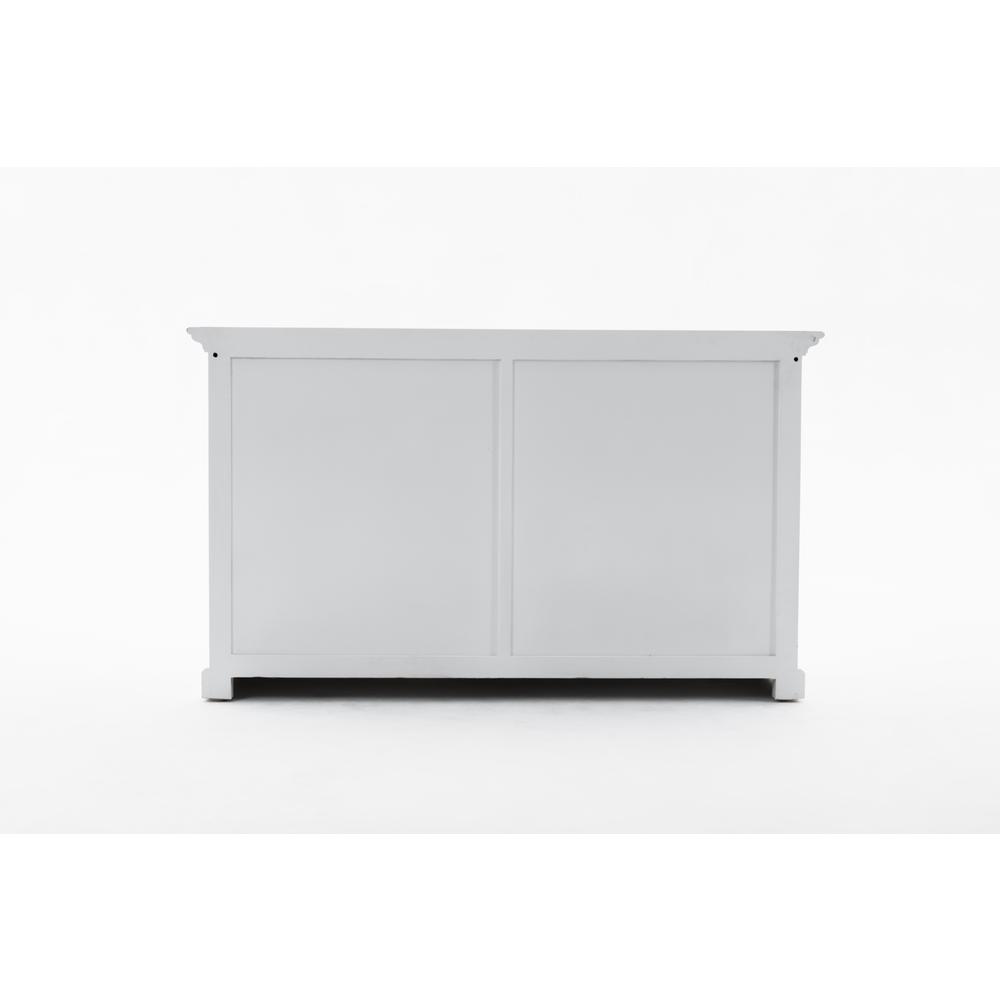 Halifax Classic White Buffet Hutch Unit with 2 Adjustable Shelves. Picture 29