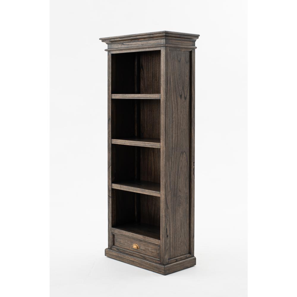 Halifax Mindi Black Wash Bookcase with 1 Drawer. Picture 11