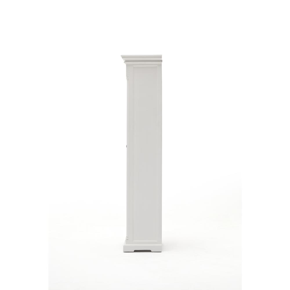 Provence Classic White Glass Cabinet. Picture 8