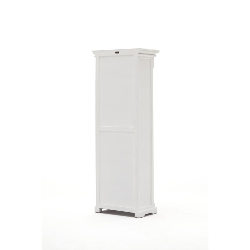 Provence Classic White Glass Cabinet. Picture 10