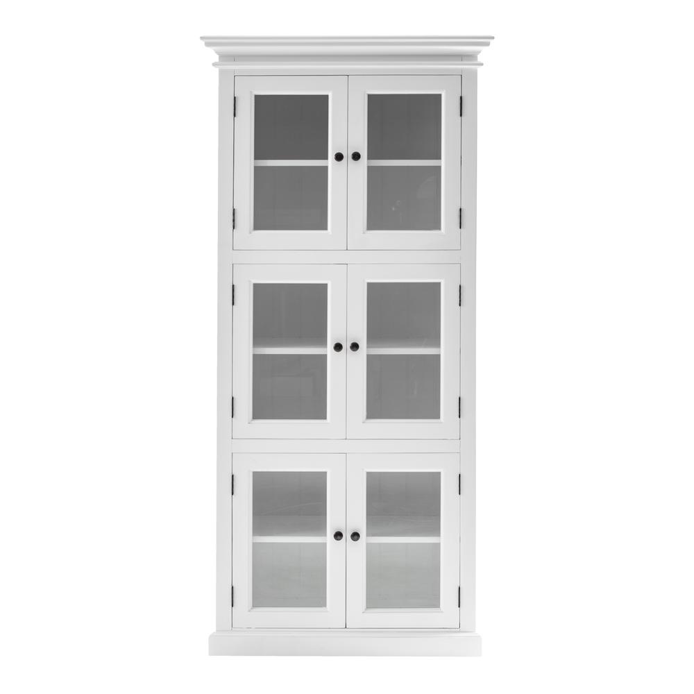 Halifax Classic White 3 Level Pantry. Picture 1