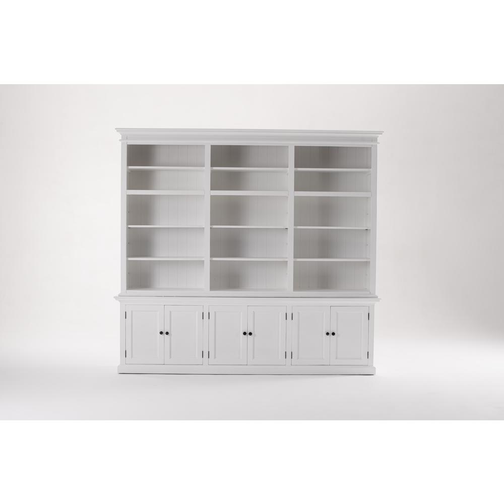Halifax Classic White Triple-Bay Hutch Unit. Picture 29
