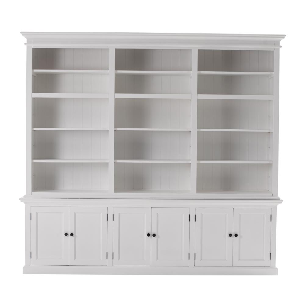 White Triple-Bay Hutch Storage Unit, Belen Kox. Picture 1
