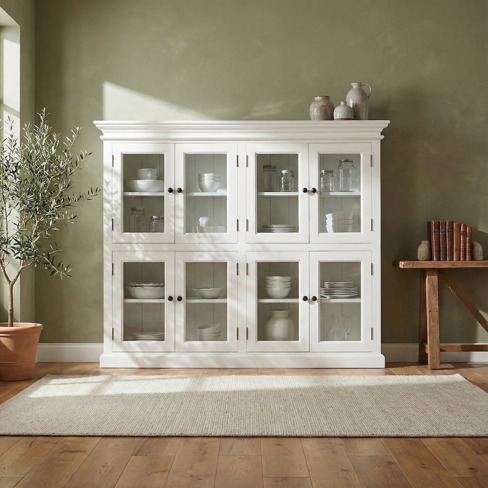 Halifax Classic White Pantry 8 Doors. Picture 1