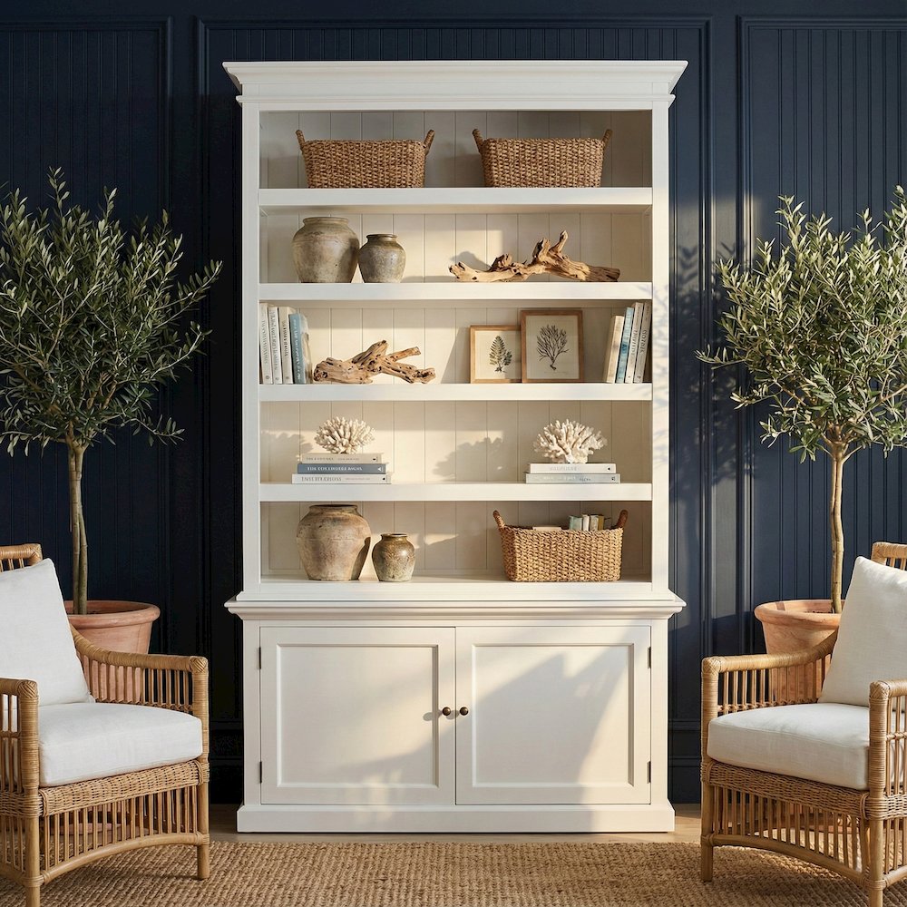 Halifax Classic White Single-Bay Hutch. Picture 1