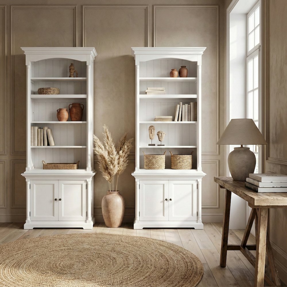Provence Classic White Single-Bay Hutch Unit. Picture 2