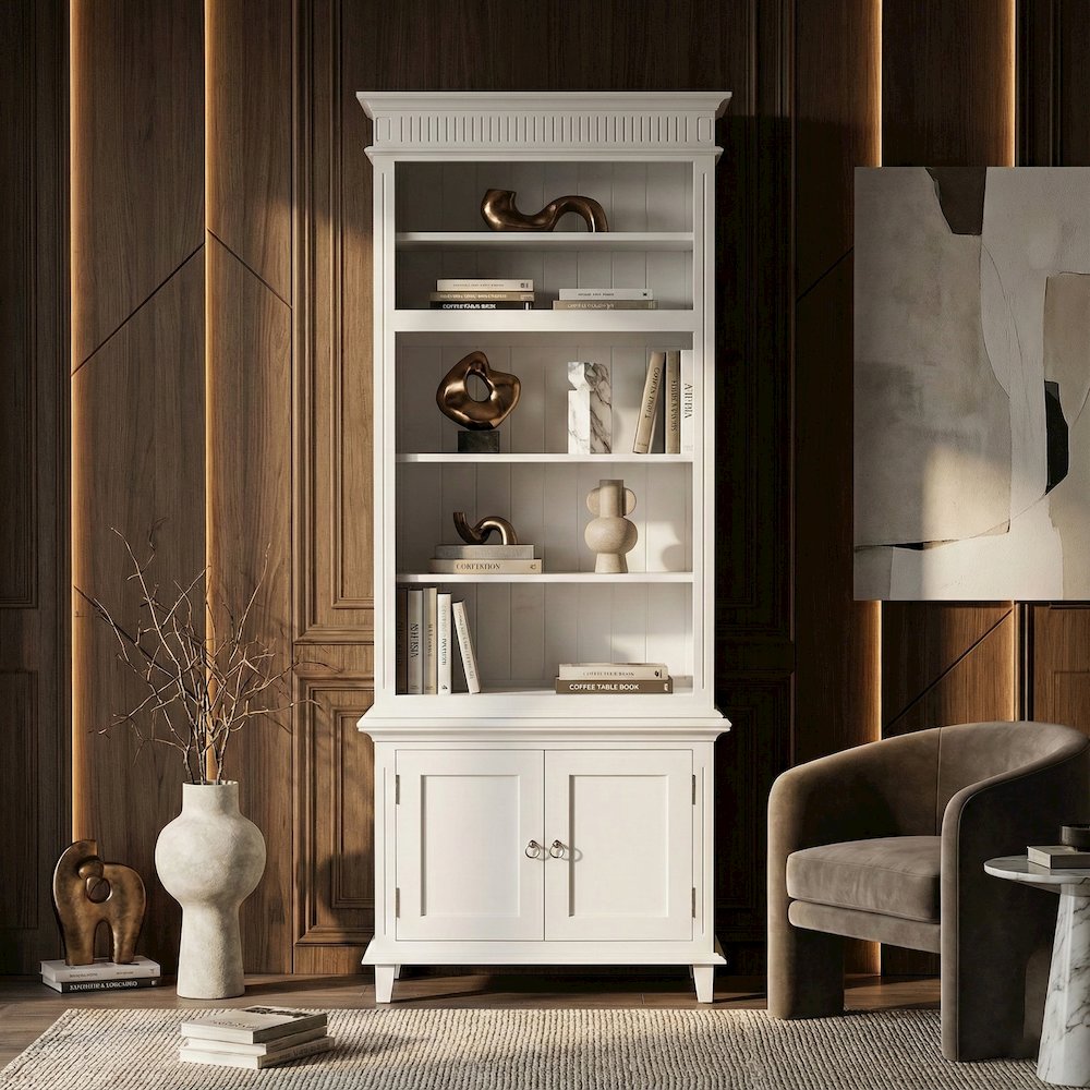Skansen Classic White Single-Bay Hutch Unit. Picture 1