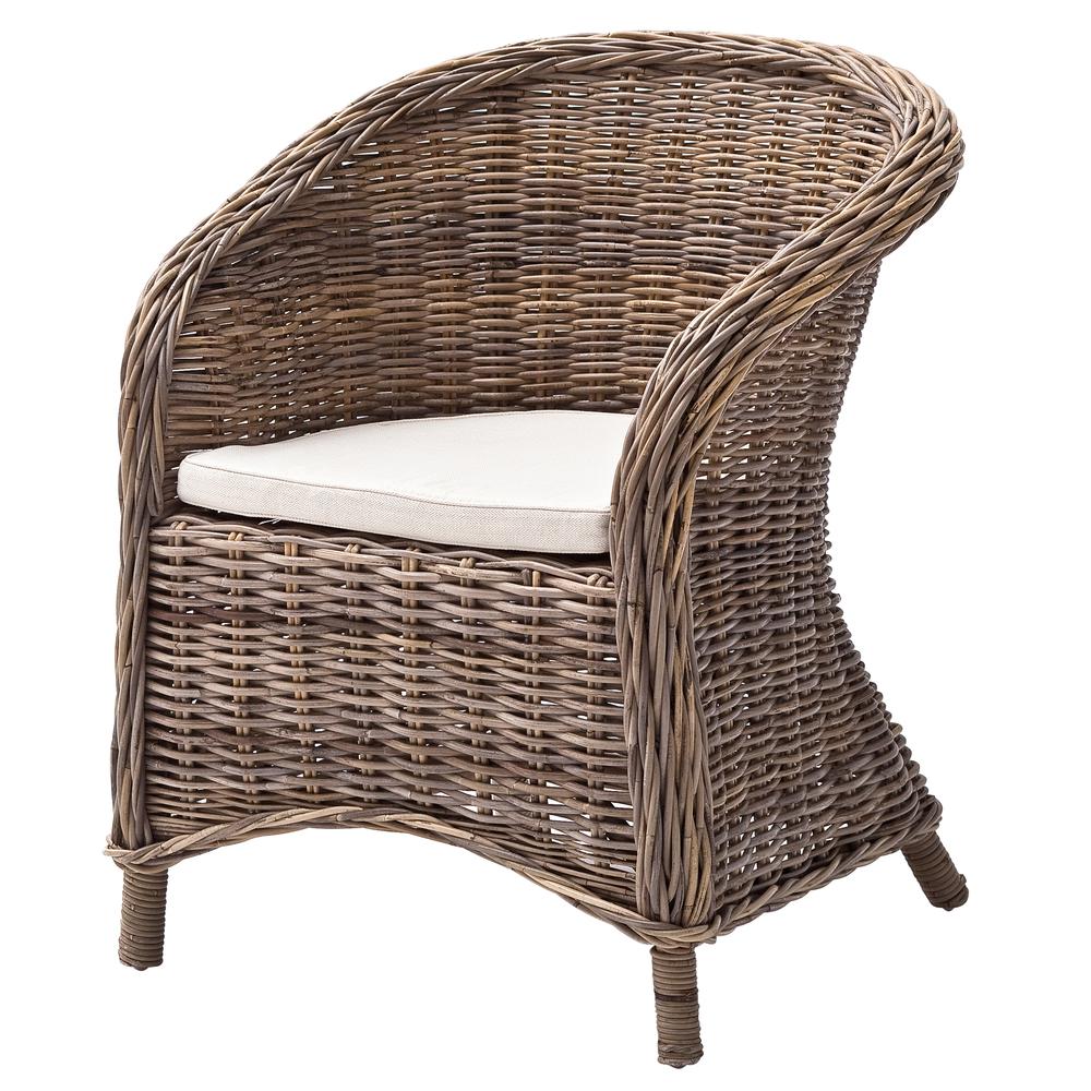Wickerworks Natural Bonsun Armchair (Set of 2). Picture 3