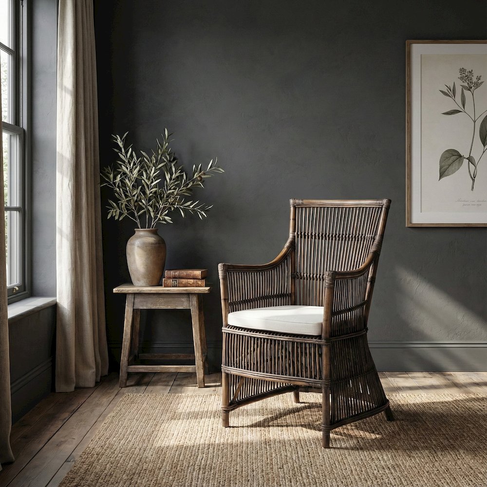 Wickerworks Rustic Duchess Chair (Set of 2). Picture 1