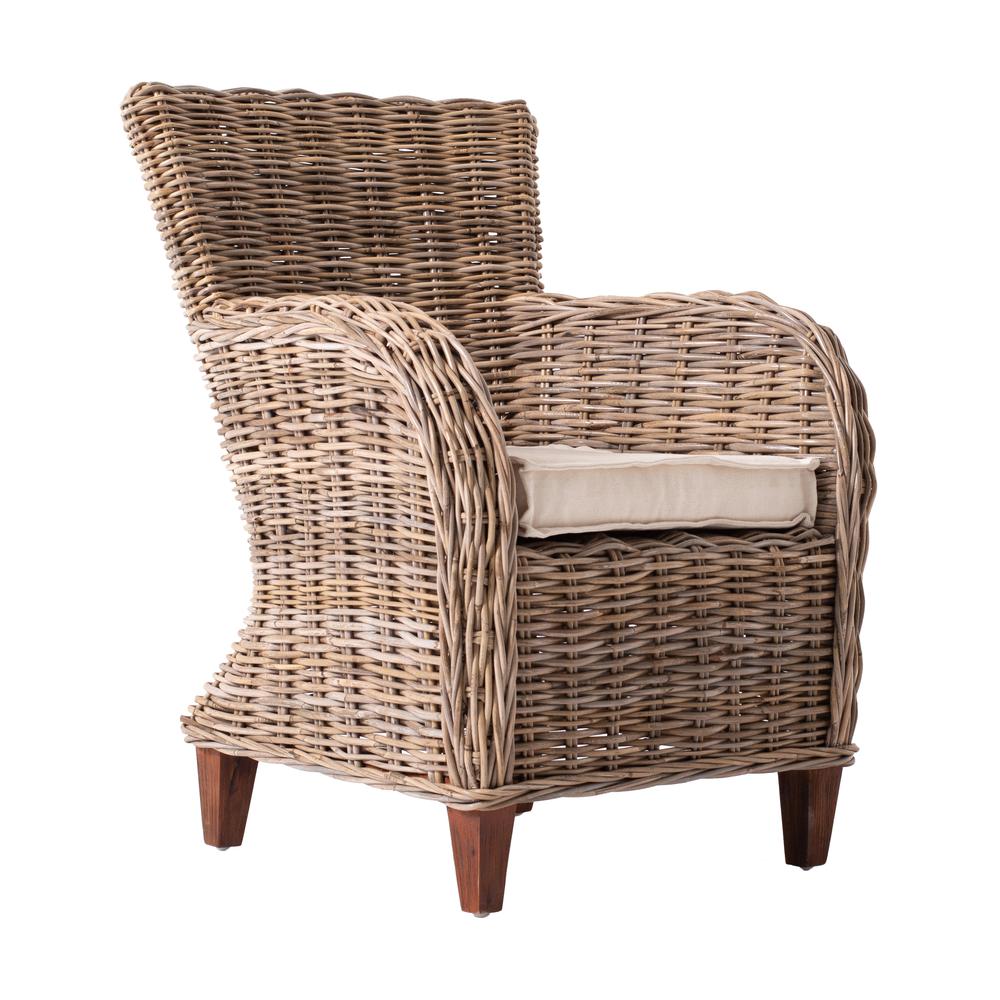 Wickerworks Natural Baroness Chair (Set of 2). Picture 2