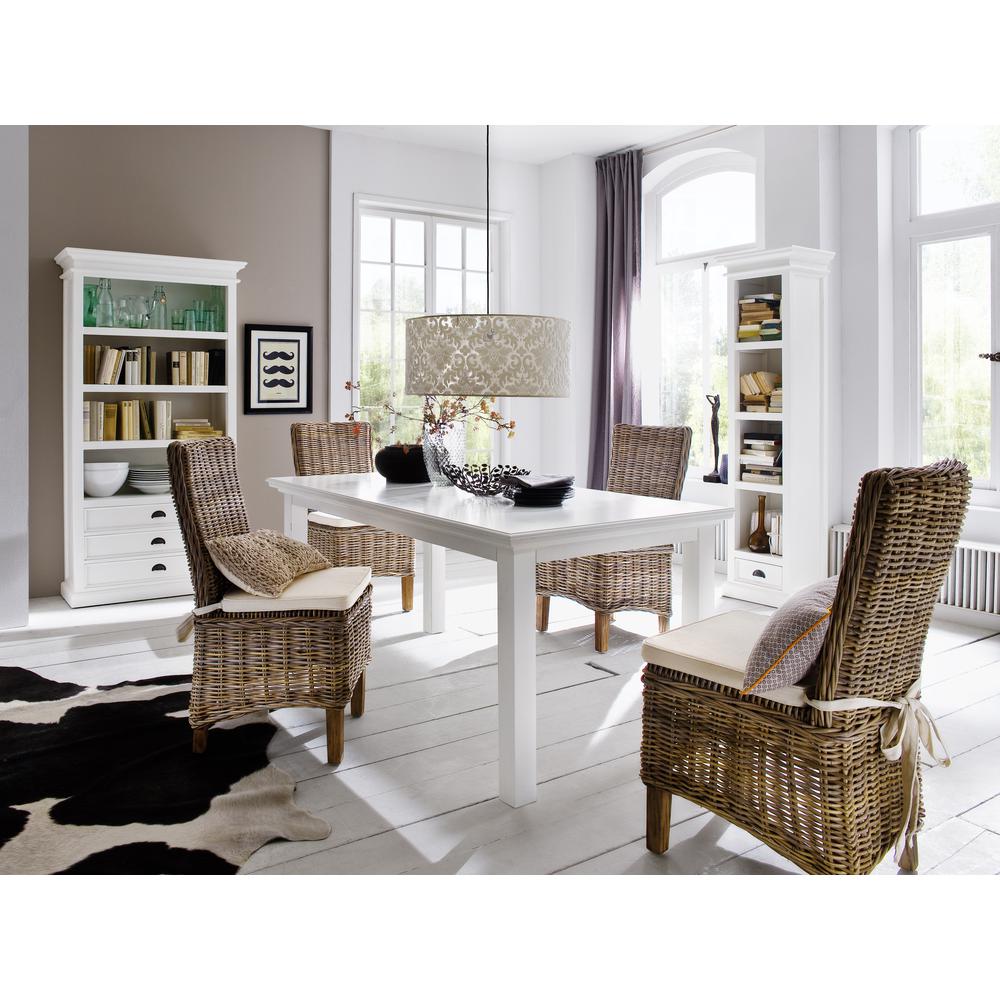 Halifax Classic White Dining Table. Picture 5
