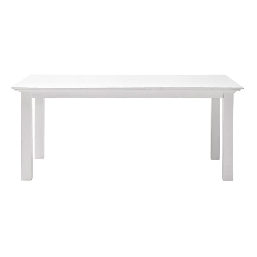 Halifax Classic White Dining Table. Picture 1