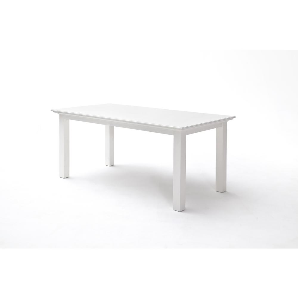 Halifax Classic White Dining Table. Picture 11