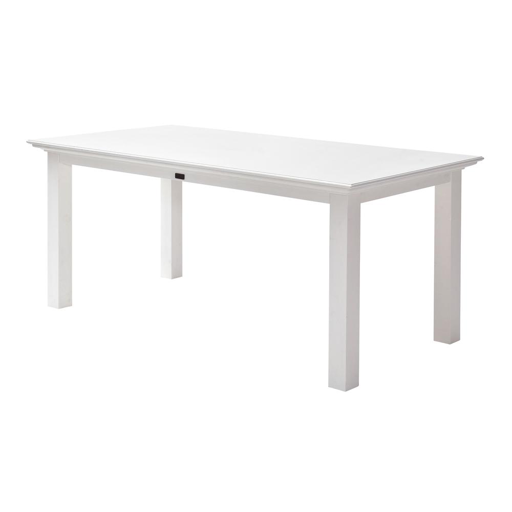 Halifax Classic White Dining Table. Picture 8