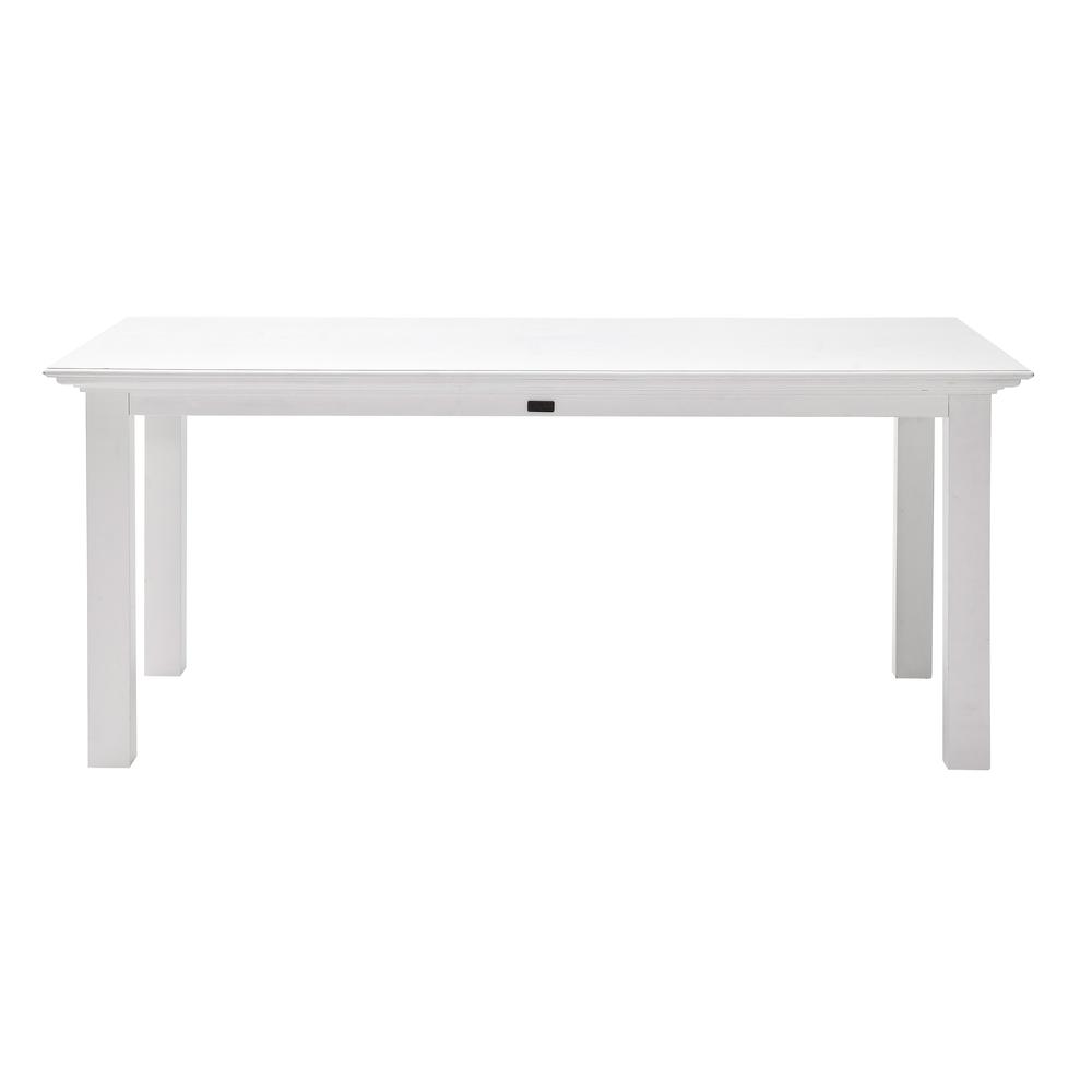 Halifax Classic White Dining Table. Picture 3
