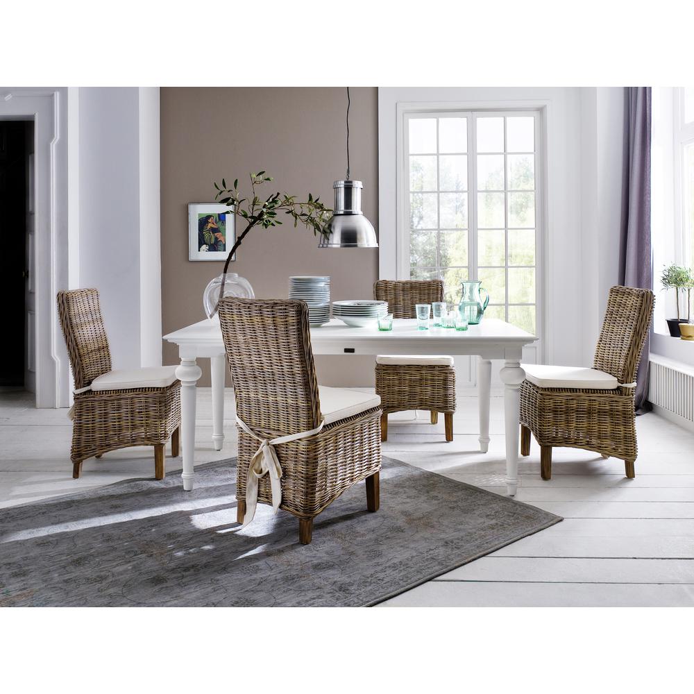 Provence Classic White 71" Dining Table. Picture 9