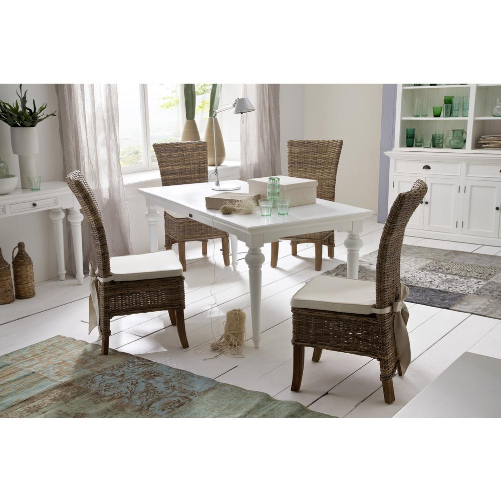 Provence Classic White 71" Dining Table. Picture 8