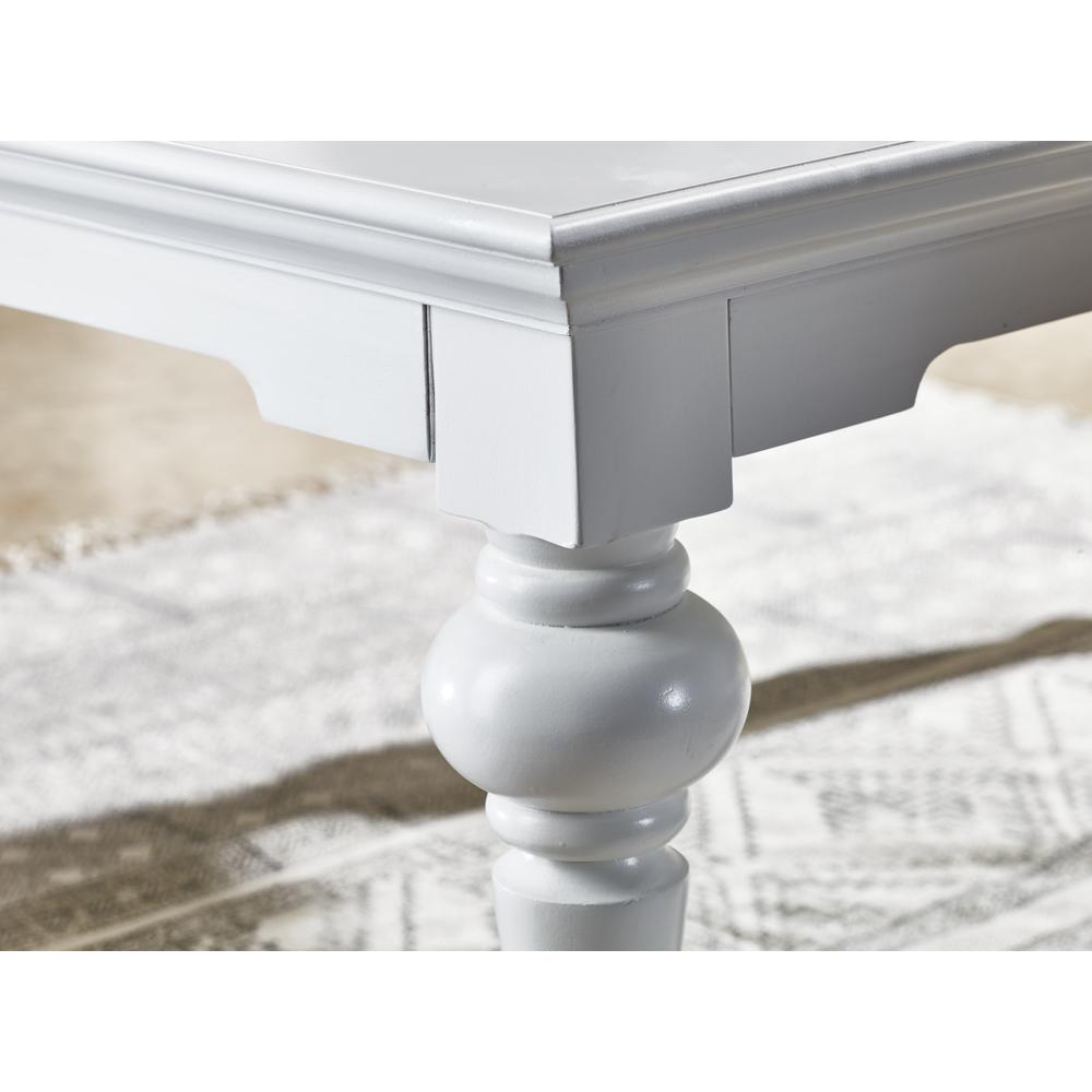 Provence Classic White 94" Dining Table. Picture 4