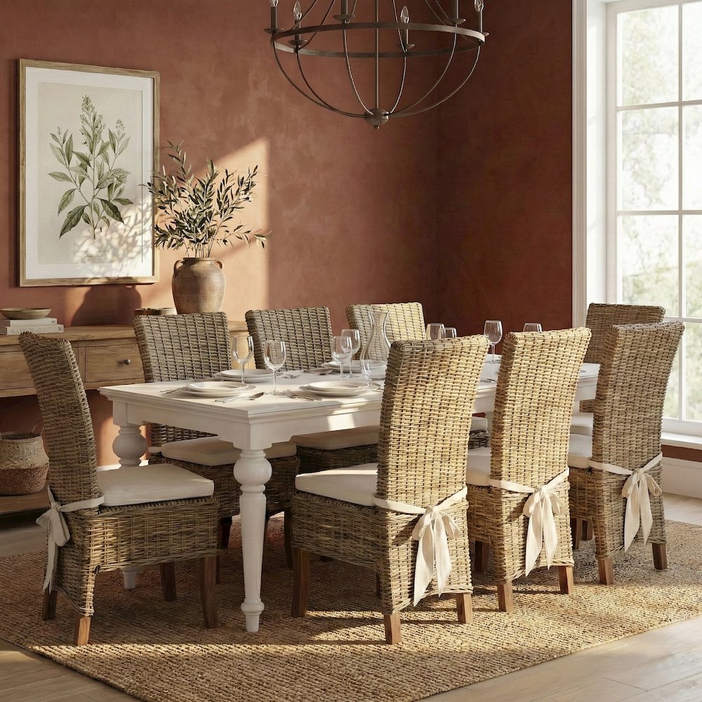 Provence Classic White 94" Dining Table. Picture 2