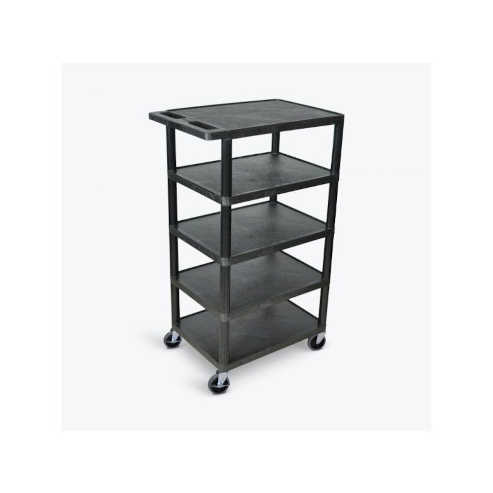 5-Shelf 37" H Serving Cart. Picture 1