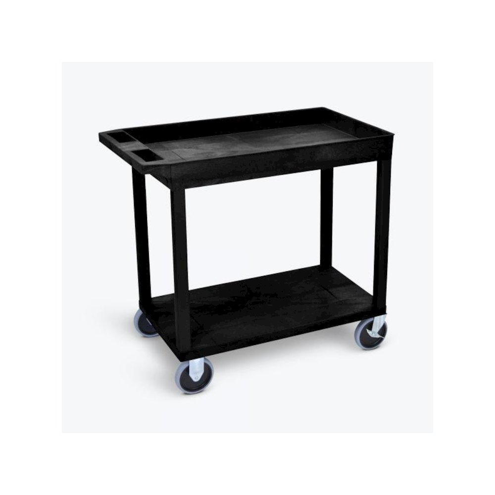 Black 18X32 Tub Flat Cart Hd. Picture 1