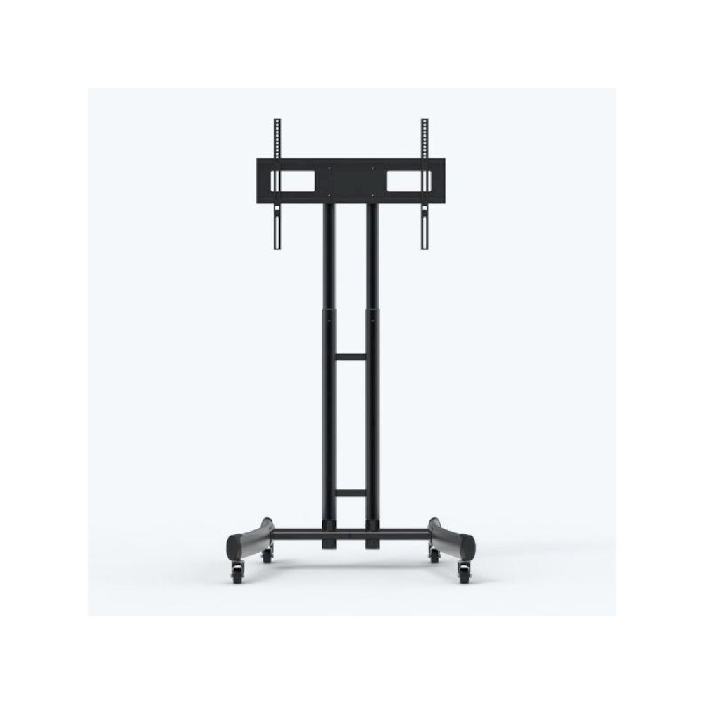 Adjustable-Height Rolling TV Stand. Picture 1