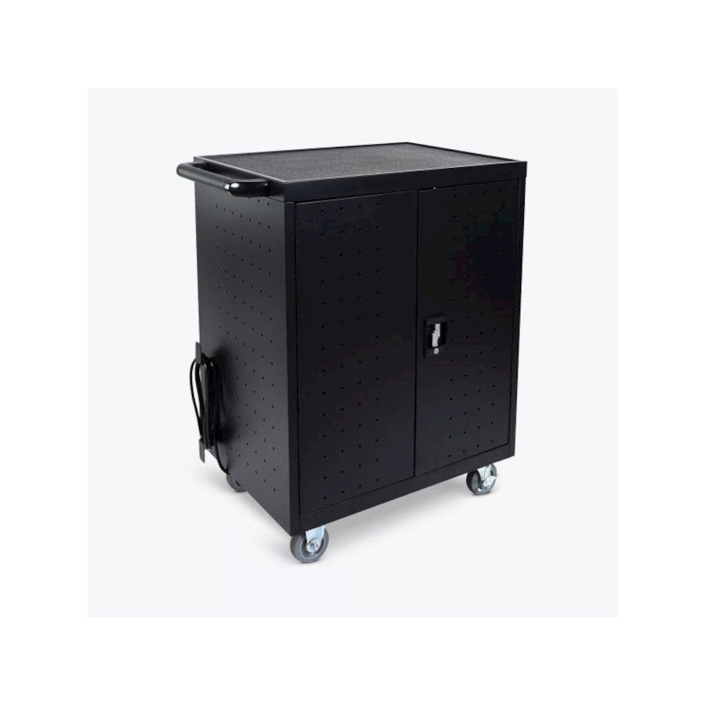 32-Laptop / Chromebook Charging Cart with Timer. Picture 1