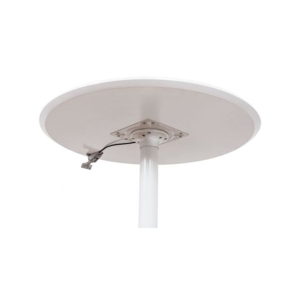 35" Round Table - White. Picture 3